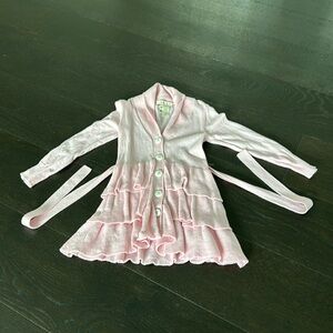 Girls Matilda Jane little pink sweater/cardigan size 4